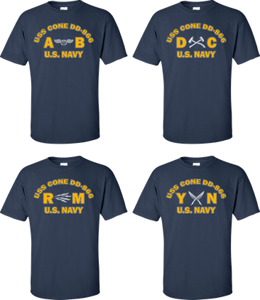 USS CONE DD-866 Rates Apparel