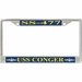 USS Conger SS-477 License Plate Frame
