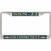 USS Connecticut SSN-22 License Plate Frame