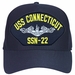 USS Connecticut SSN-22 ( Silver Dolphins ) Submarine Enlisted Cap