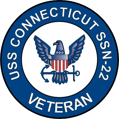 USS Connecticut SSN-22 Veteran Decal Sticker