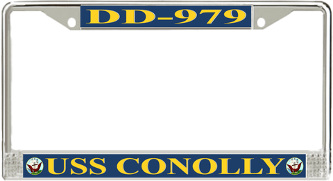 USS Conolly DD-979 License Plate Frame