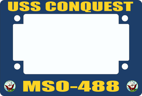 USS Conquest MSO-488 Motorcycle Frame