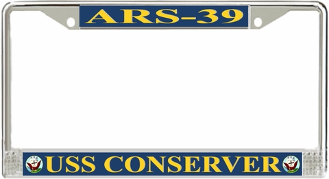 USS Conserver ARS-39 License Plate Frame