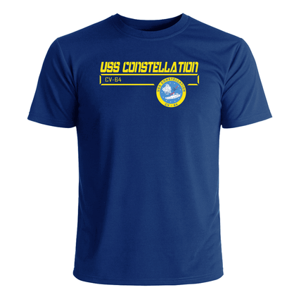 USS Constellation CV-64 Crest T Shirt