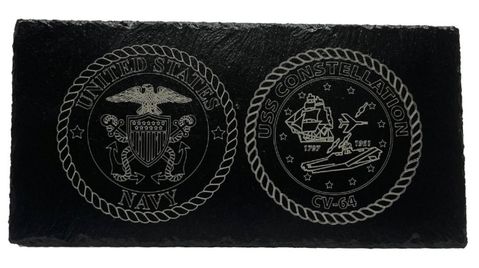 USS Constellation CV-64 Officer Plaque