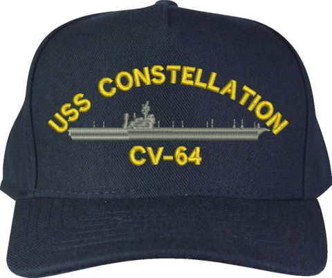 USS Constellation CV-64 U.S. Made Cap