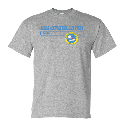 USS Constellation CVA-64 Crest T Shirt