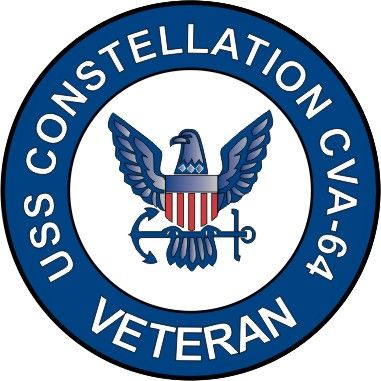 USS Constellation CVA-64 Veteran Decal Sticker