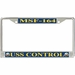 USS Control MSF-164 License Plate Frame