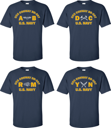 USS CONWAY DD-507 Rates Apparel