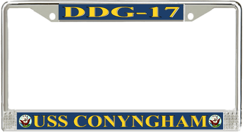 USS Conyngham DDG-17 License Plate Frame