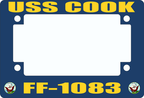 USS Cook FF-1083 Motorcycle Frame