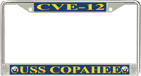 USS Copahee CVE-12 License Plate Frame