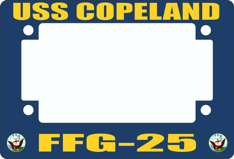 USS Copeland FFG-25 Motorcycle Frame