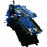USS Coral Sea CV/CVA-43 Merchandise Thumbnail Illustration
