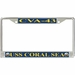 USS Coral Sea CVA-43 License Plate Frame