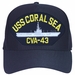 USS Coral Sea CVA-43 Ships Ball Cap