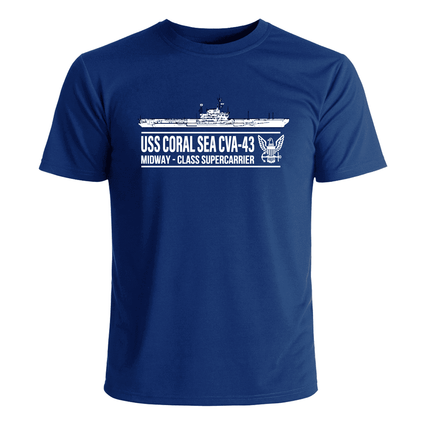 USS Coral Sea CVA-43 T-Shirt