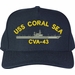 USS Coral Sea CVA-43 U.S. Made Cap