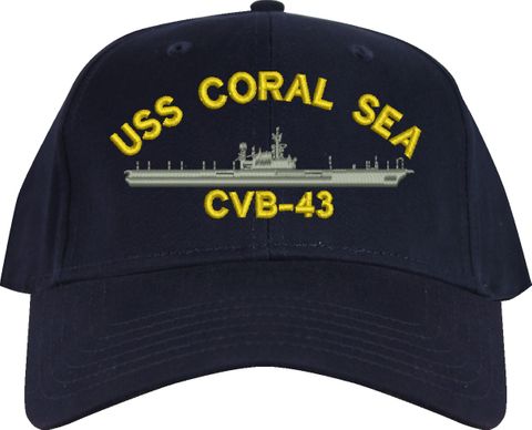 USS Coral Sea CVB-43 Imported Cap