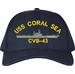 USS Coral Sea CVB-43 U.S. Made Cap