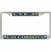 USS Cordova CVE-39 License Plate Frame