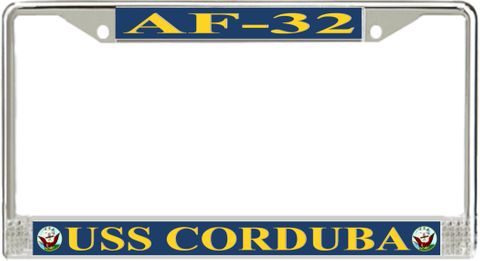 USS Corduba AF-32 License Plate Frame
