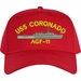 USS Coronado AGF-11 Custom Embroidered Cap