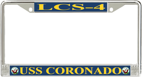 USS Coronado LCS-4 License Plate Frame