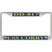 USS Corry DD-817 License Plate Frame