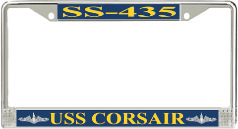 USS Corsair SS-435 License Plate Frame