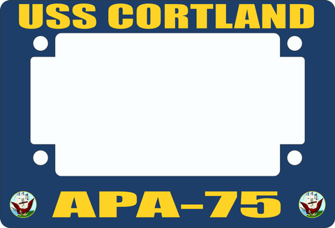 USS Cortland APA-75 Motorcycle Frame