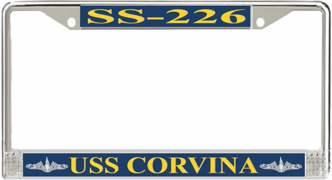 USS Corvina SS-226 License Plate Frame