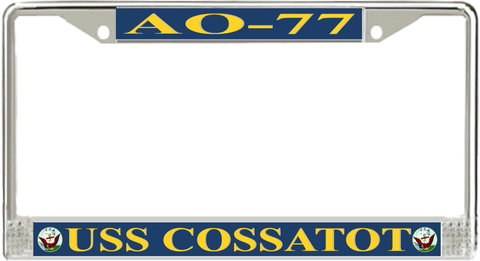 USS Cossatot AO-77 License Plate Frame