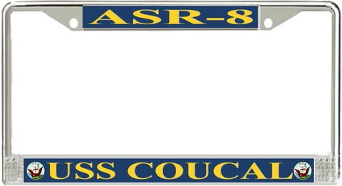 USS Coucal ASR-8 License Plate Frame