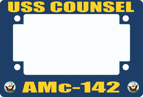 USS Counsel AMc-142 Motorcycle Frame