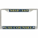 USS Counsel MSF-165 License Plate Frame