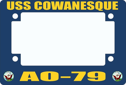USS Cowanesque AO-79 Motorcycle Frame