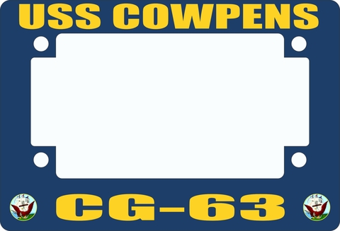 USS Cowpens CG-63 Motorcycle Frame