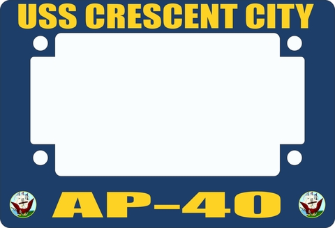 USS Crescent City AP-40 Motorcycle Frame