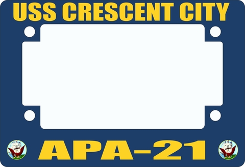 USS Crescent City APA-21 Motorcycle Frame