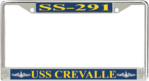 USS Crevalle SS-291 License Plate Frame