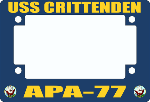 USS Crittenden APA-77 Motorcycle Frame