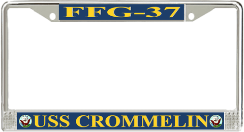 USS Crommelin FFG-37 License Plate Frame