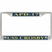 USS Crosby APD-17 License Plate Frame