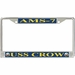USS Crow AMS-7 License Plate Frame