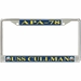 USS Cullman APA-78 License Plate Frame