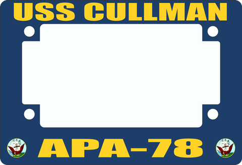 USS Cullman APA-78 Motorcycle Frame