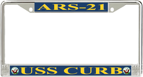 USS Curb ARS-21 License Plate Frame